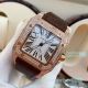 Swiss Replica Cartier Santos Diamond Bezel Rose Gold Watch 42mm (2)_th.jpg